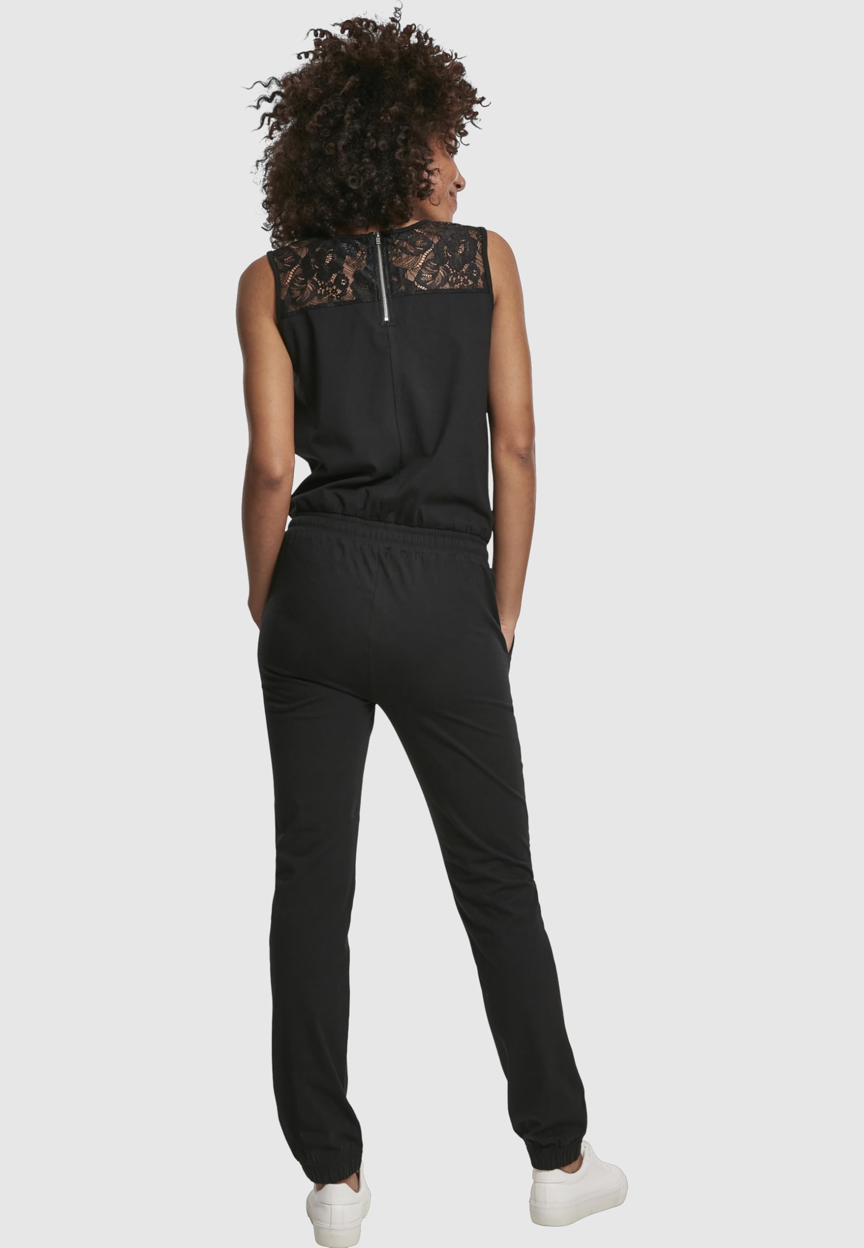 Urban Classics Damen Ladies Lace Block Jumpsuit