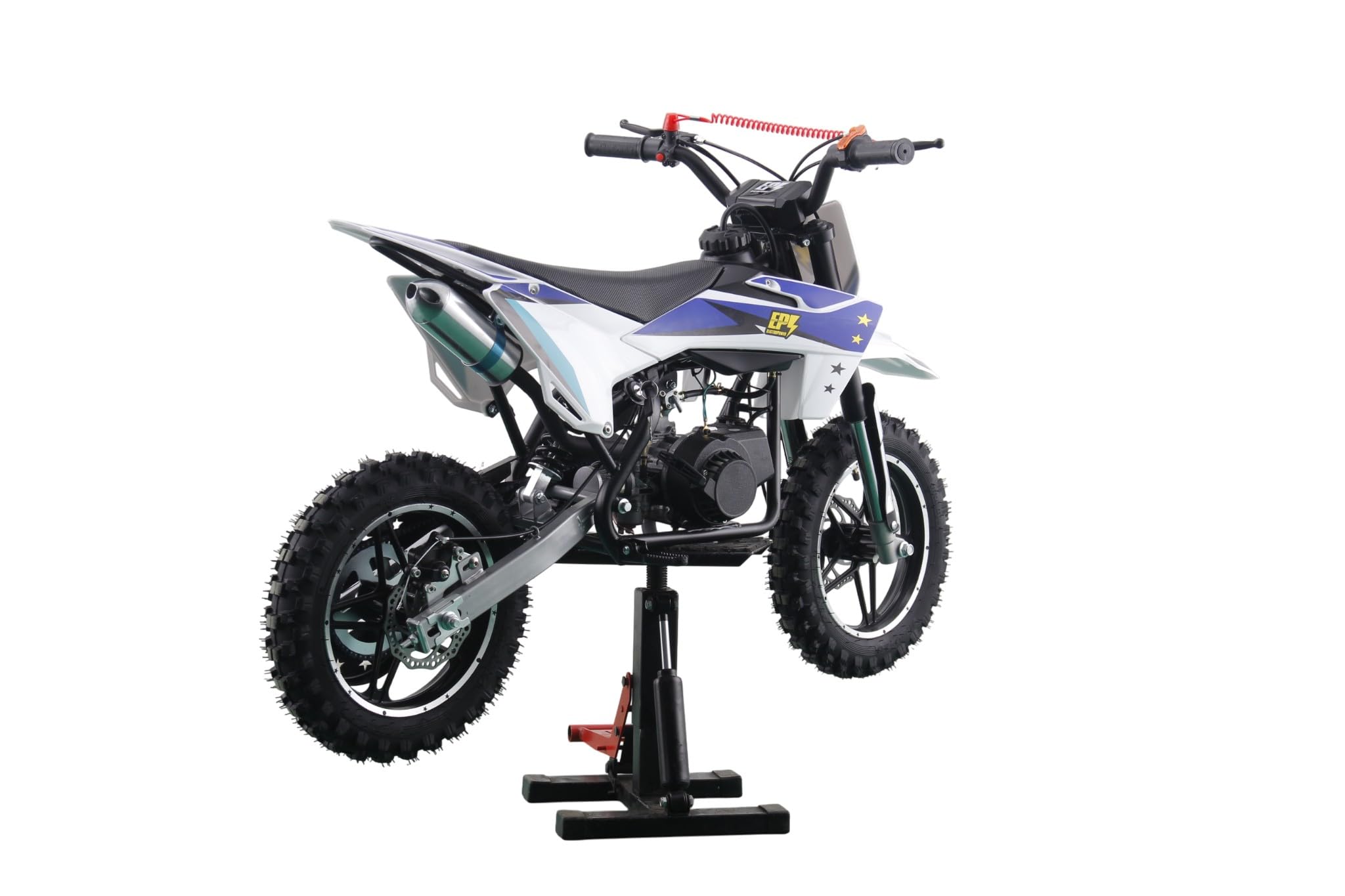 Moto enfant - Mini moto thermique 2 temps 49cc Bleu