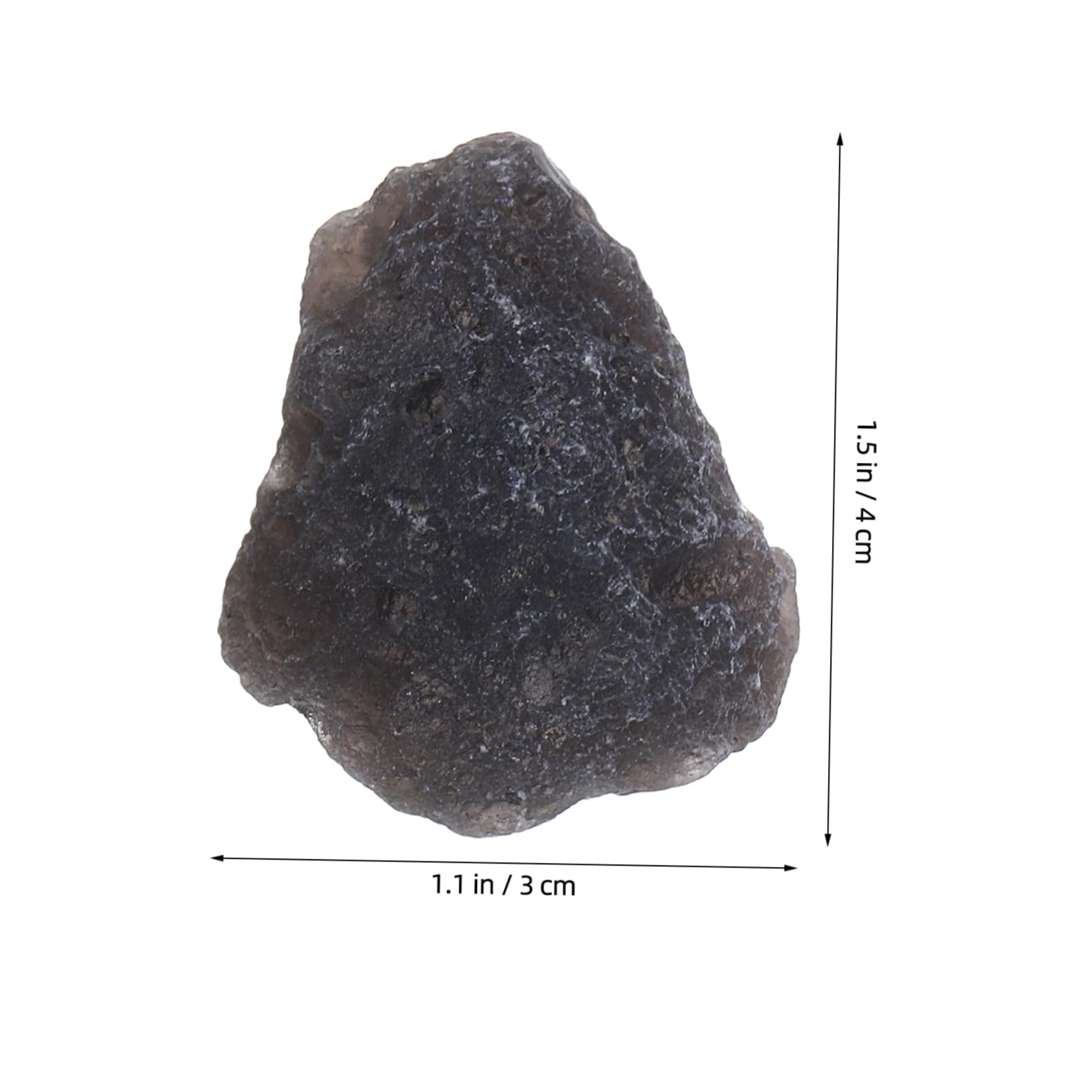 ABOOFAN Meteorite Rock Specimen Raw Stone Decor Unique Stones Educational Meteorite Sample