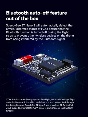 Miniatura 3 de 2 unids BT Nano 3 inalámbrico controlador de vuelo configuración para RC FPV Racing Drone Quadcopter