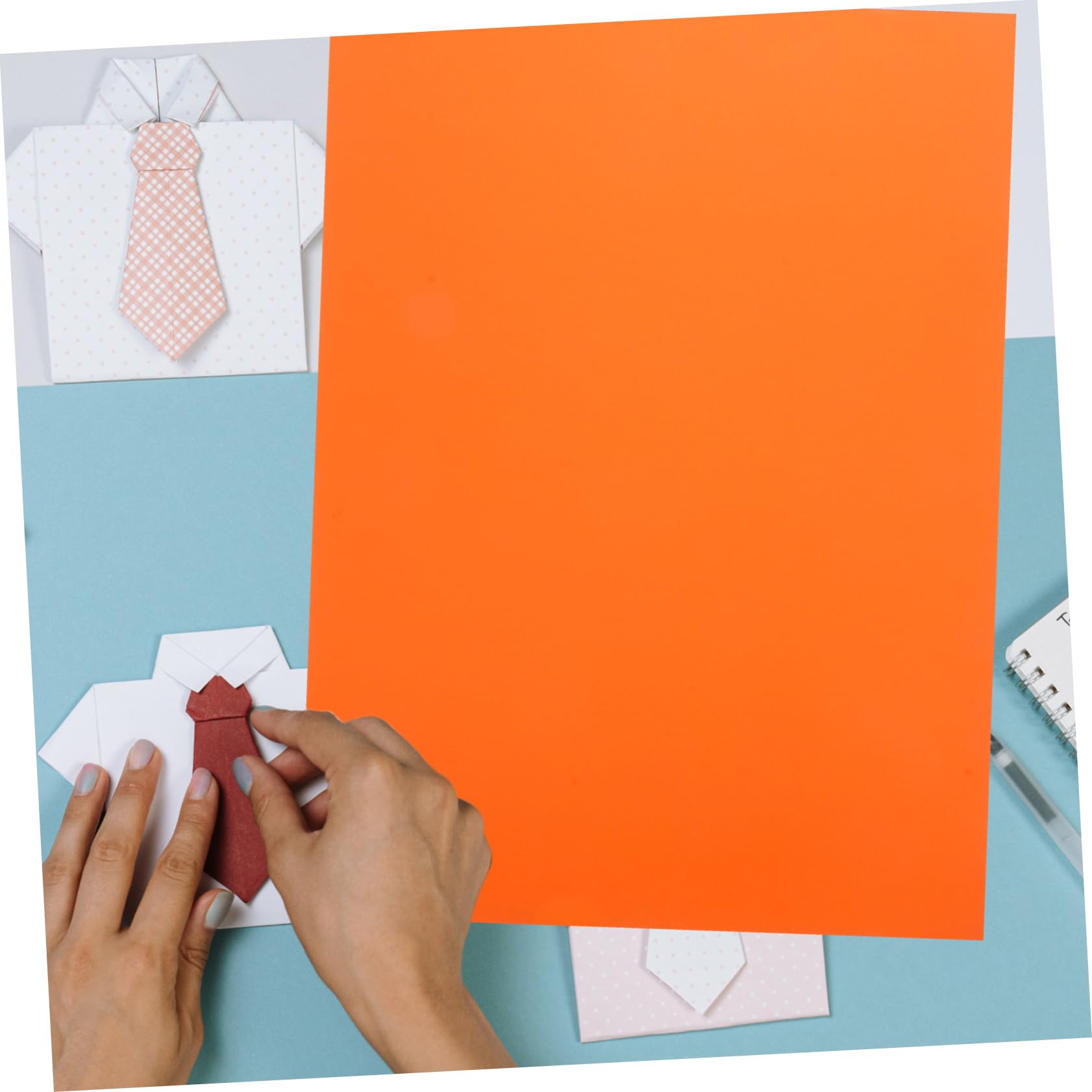 50 feuilles de papier fait main A4 papier cartonné fournitures de fabrication de cartes peinture bricolage papier en carton for l'artisanat carte colorée cartes vierges papier cartonné papier kraft pa
