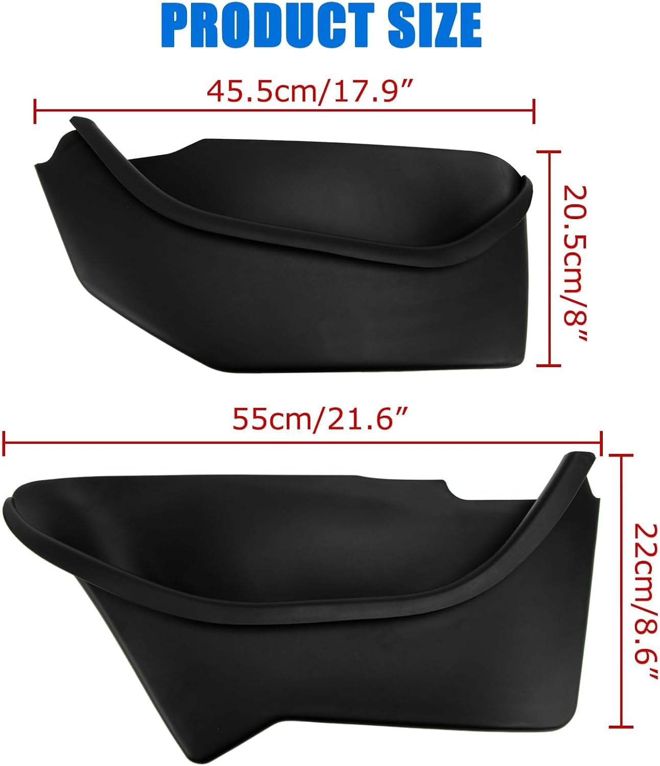 PSLER 4pcs Door Pocket Liners Front & Rear Door for 2025 2026 Refresh Tesla Model Y Juniper, Car Door Side Organizer Tray Mat All-Inclusive