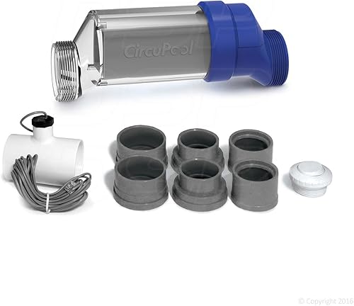 Miniatura 3 de CircuPool Sistema completo de cloración de agua salada RJ30+ para piscinas  Celda de titanio y 7 años de garantía del fabricante  Sin penalización