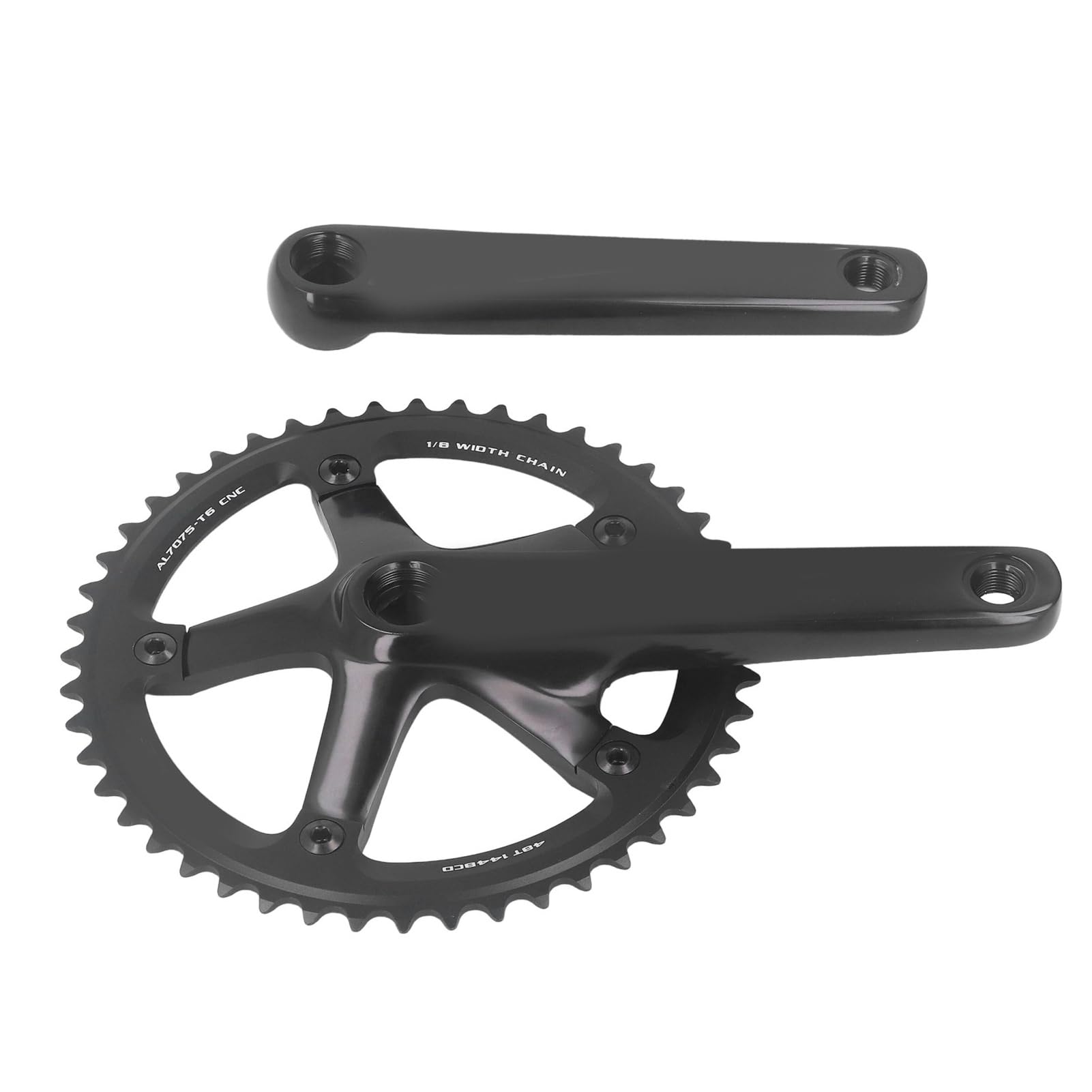 Rowerowa Tarcza, Lekka 48T Rowerowa Rowerowa Crankset Aluminium Topin -Stoy Bikring na Rower na Stałym Biegu na Mountain Road