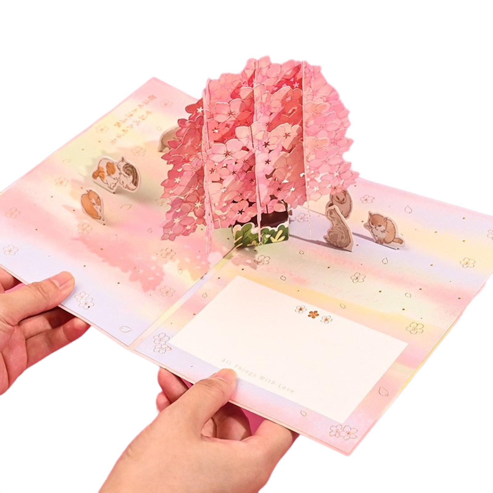 Kalttoy Delicate Birthday Card 3D Greeting Card Suitable for Birthdays, Holidays, and Celebrations Decorative and Memorable Party Decorations