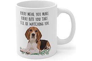 Funny Beagle Tri Color Gifts 2024: Every Meal You Make Every Bite Mug