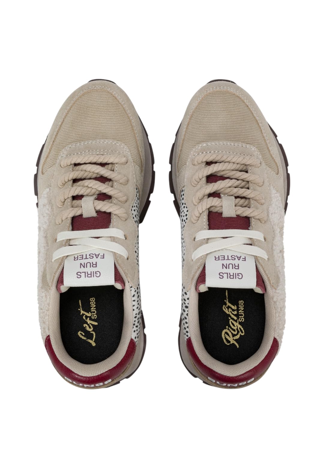 SUN68 Donna Sneakers Basse Pelle Z46208