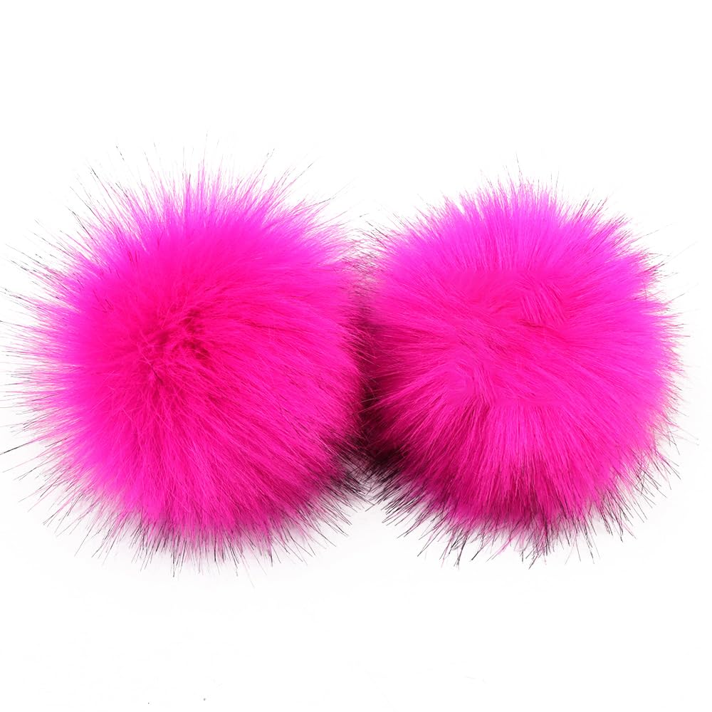 30 stuks 5 cm pompons kunstbont pompon gekleurde bollen