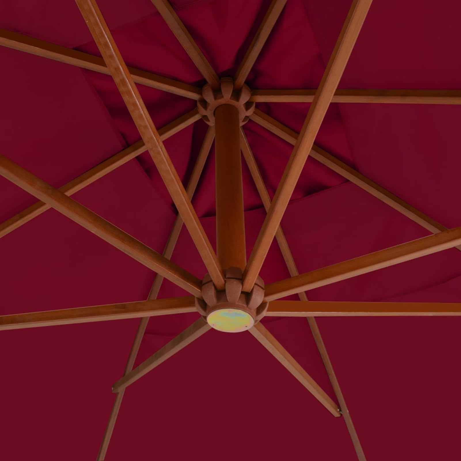ATOMSTACK MAKER Duży parasol ogrodowy 300 x 400 cm – wodoszczelny, zielony parasol poliestrowy z masztem z twardego drewna (50 x 50 mm), systemem rolkowym, kołowrotek i wiatrem – na taras, balkon i do