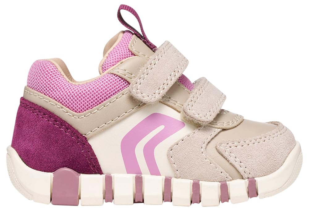 Geox Baby Girl B IUPIDOO Girl C First Steps Beige/DK Pink 18_EU