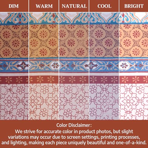 Maison d' Hermine Table Cloth Rectangle Table 100% Cotton 54 x 72 Inches Fall Tablecloth Reusable Everyday Use for Thanksgiving Christmas Decorations Dining Farmhouse Party (Romane) #5