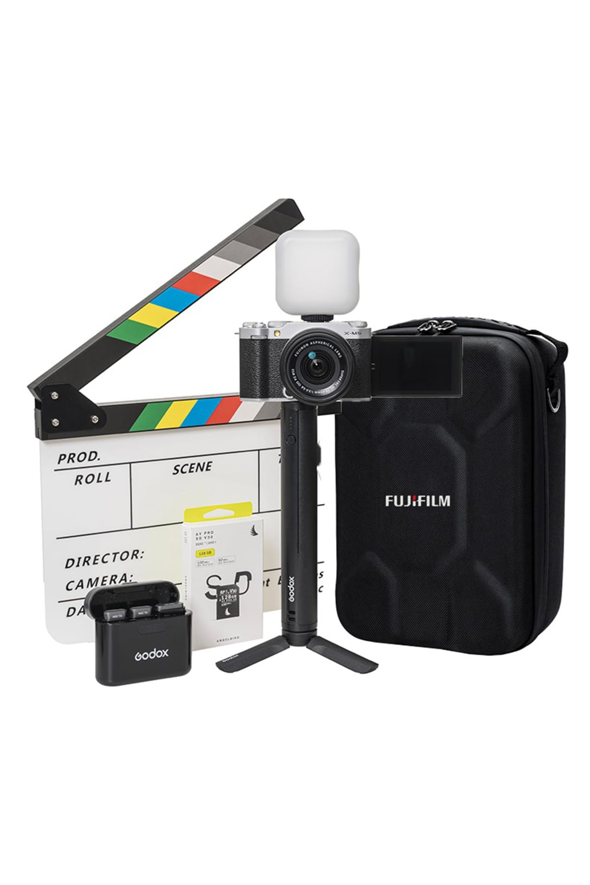 Fujifilm X-M5 Gümüş + XC15-45mm Vlogger Kit I