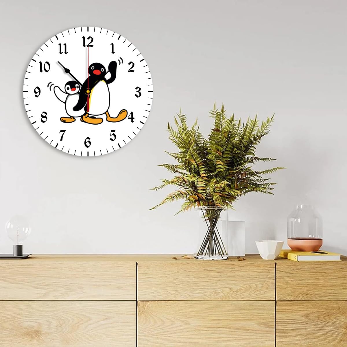 ピングー インテリアクロック Amazon.co.jp: 掛け時計 ピングー キャラクター ペンギン 壁掛け時計