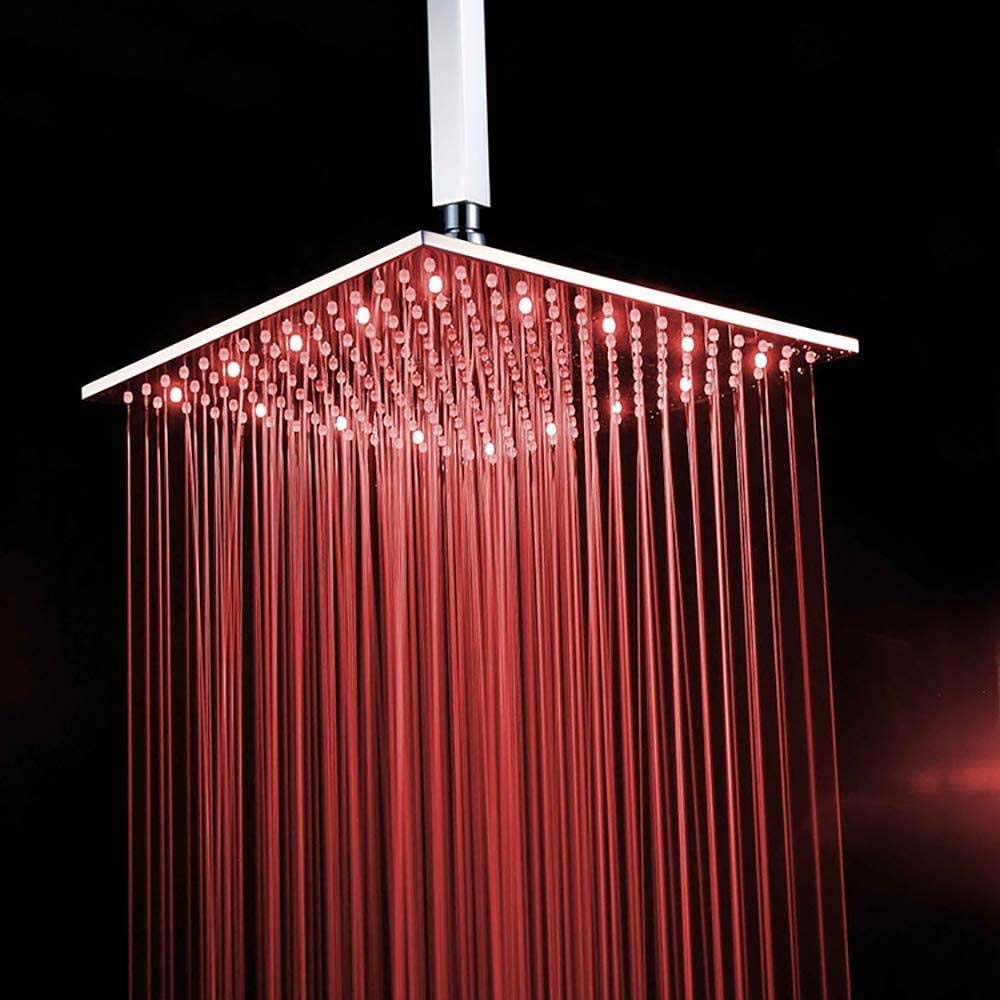Pommeau de douche pluie 16 pouces carré pour créer un espace spa relaxant à la maison