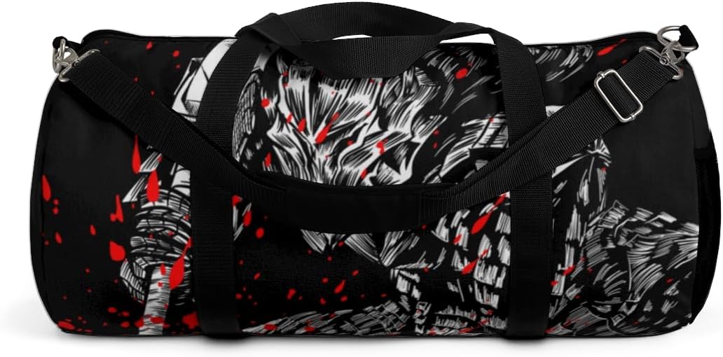 Anime Gym Bag for Women Men - Large Capacity Waterproof Workout Fitness Travel Sports Bags Fashion Street Camping Expandable Carry On Duffle Bag For Couple (BL17) PTY