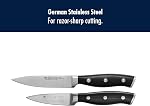 HENCKELS Forged Accent Razor-Sharp 2-pc Paring Knife Set, German Engineered Informed by 100+ Years of Mastery,Black