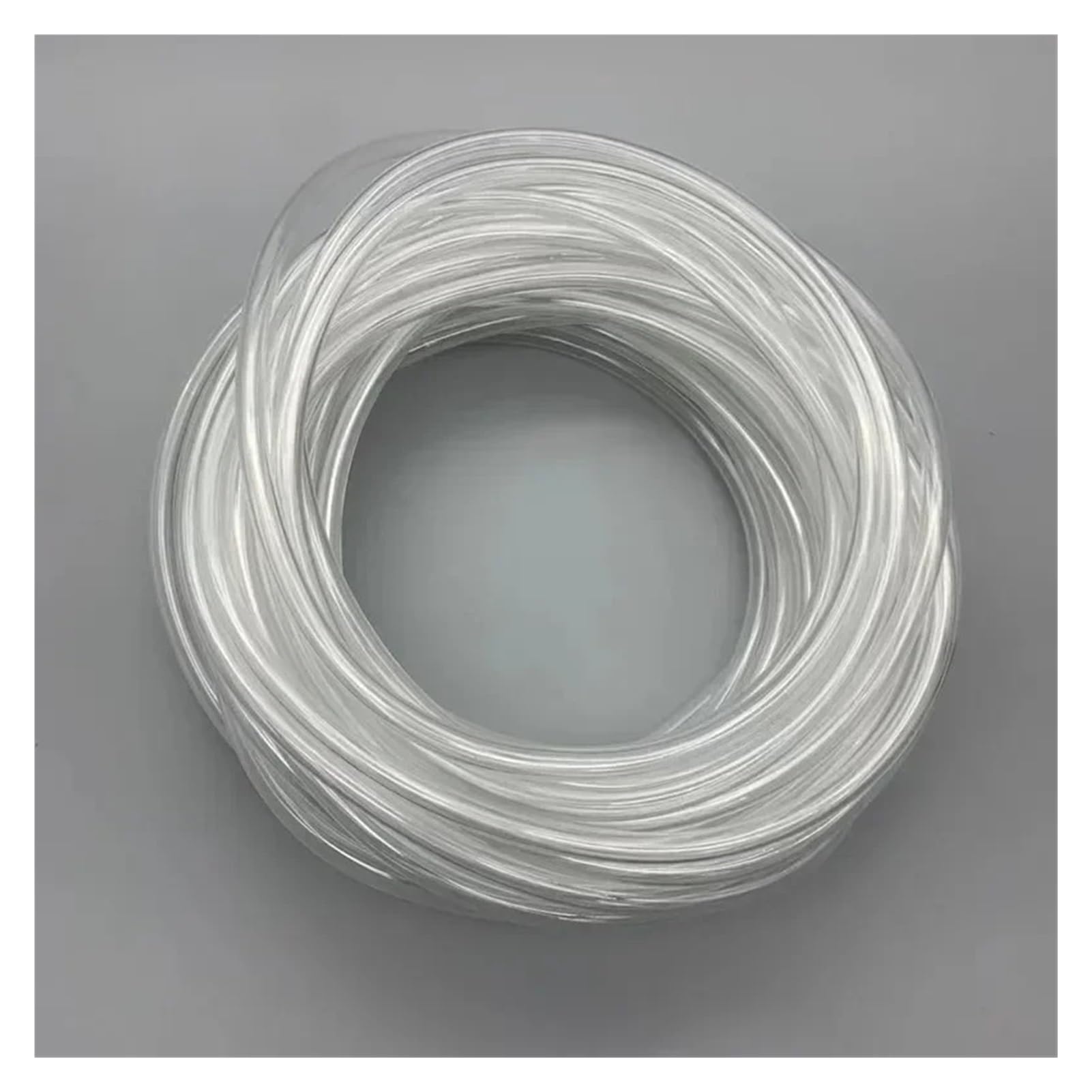 Tuyau PVC Transparent Aquarium Jardin Conduite Eau | Inodore, flexible, résistant à l'usure, paroi transparente, vérifier débit(5M_32X38MM)