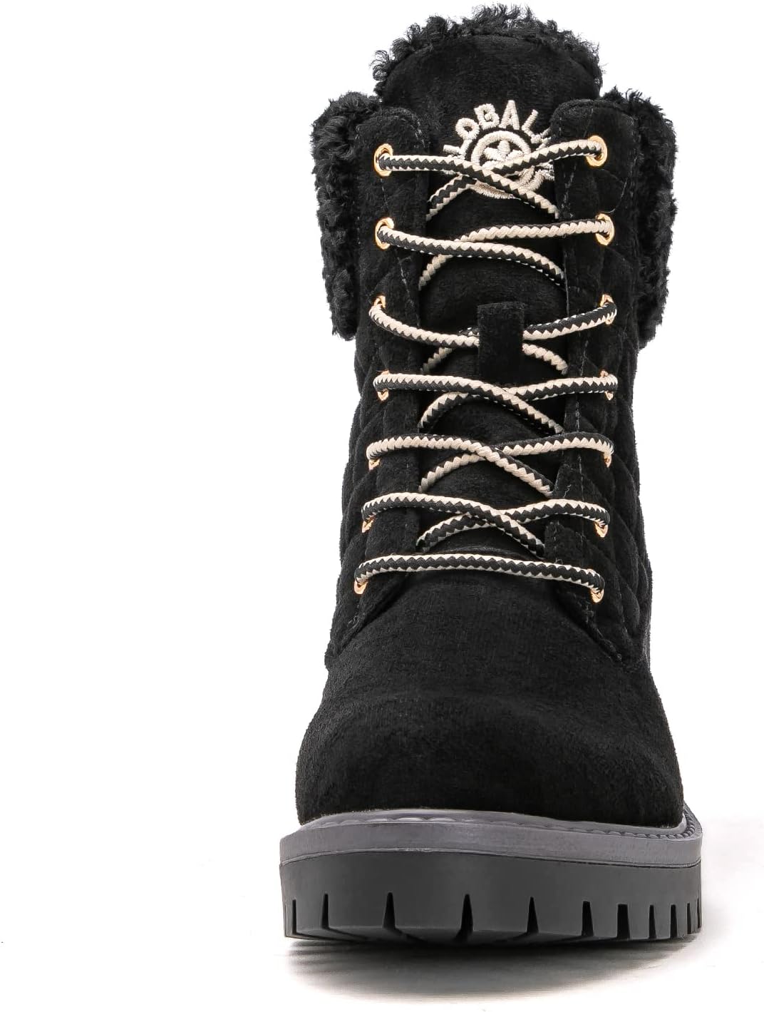 GLOBALWIN Women’s Fall Winter Quilted Ankle Boots – Warm Fleece Lined Winter Booties Combat Boots For Snow and Rain Non-Slip Fashion Ankle Booties