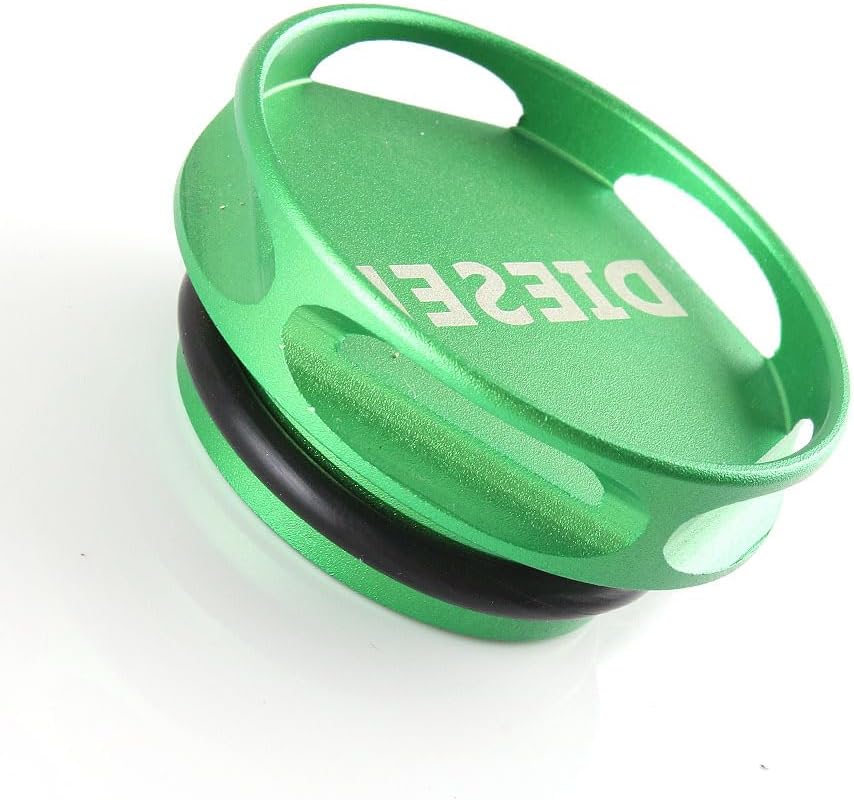 Unifizz Aluminum Diesel Fuel tank Cap for Dodge,（Hidden-Strong magnetism）Ram Diesel Fuel Cap and Anti-lost rope-for 2012-2018 Dodge Ram Truck 1500 2500 3500 Aluminum DEF Cap Combo