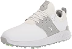 Men's Ignite Articulate Wide Golf Shoe, White Silver-High Rise, 9