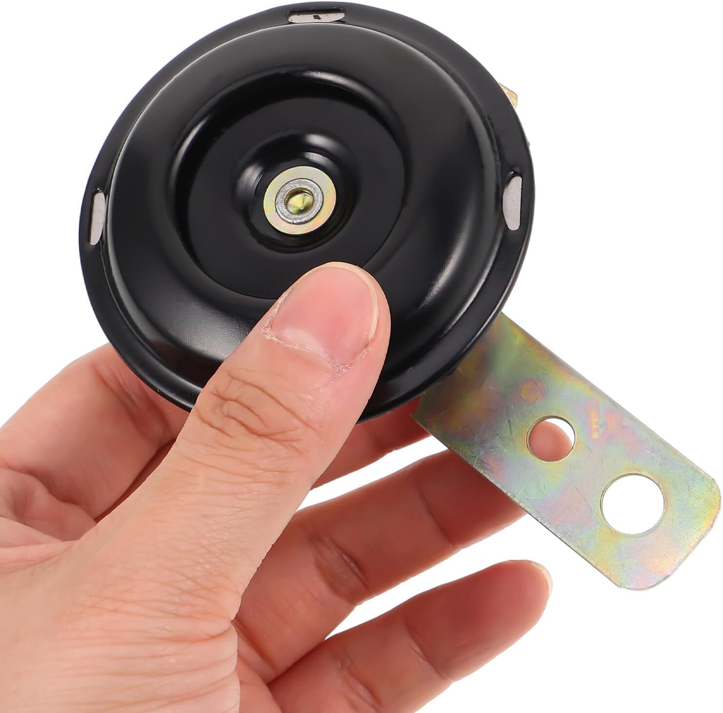 Universal 12v Motorcycle Horn Small round Speaker Loud Electric