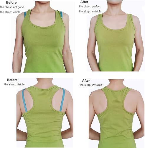Miniatura 6 de Soportes de correa de brasier para deslizarse, convertidores de espalda cruzada, soporte de correa para mantenerse en posición, clips de correa de