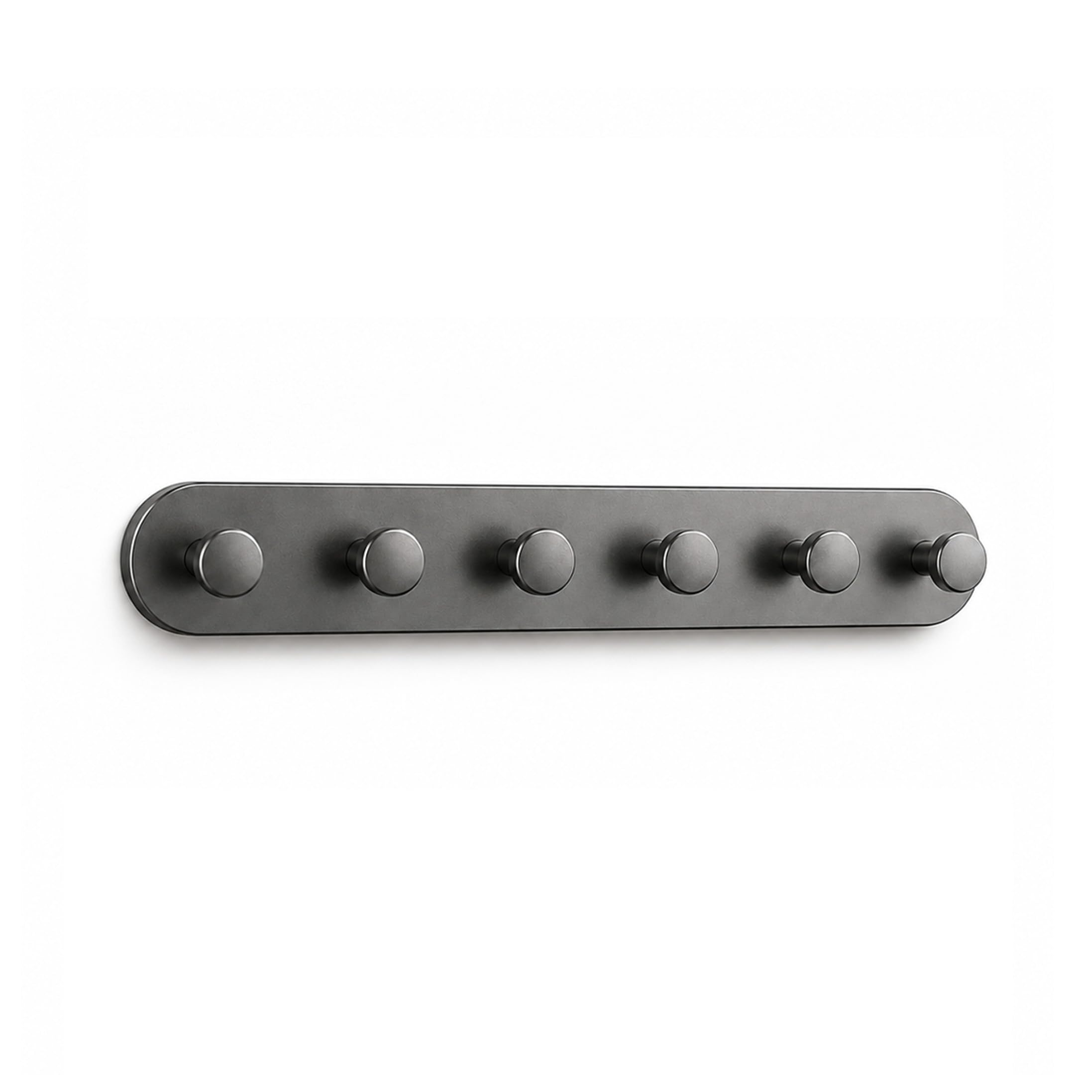 HomeEssentials Wall-Mounted Suction Cup Cylindrical 6-Hook Rack | No Drill Multi-Purpose Wall Hanger | Heavy Duty Towel, Key & Coat Holder for Bathroom, Kitchen, Bedroom & Entryway-picture-11