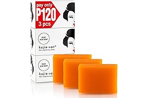 Advanced Skin Brightener: Original Kojic Acid Soap Trio for Luminous Skin