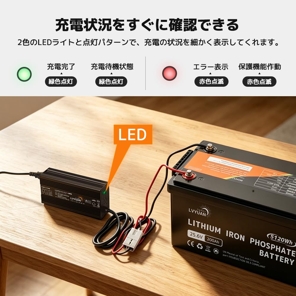 充電器　20a リン酸鉄リチウムバッテリー　Lifepo4 Amazon.co.jp: LiTime 29.2V20A リン酸鉄リチウムイオンバッテリー充電