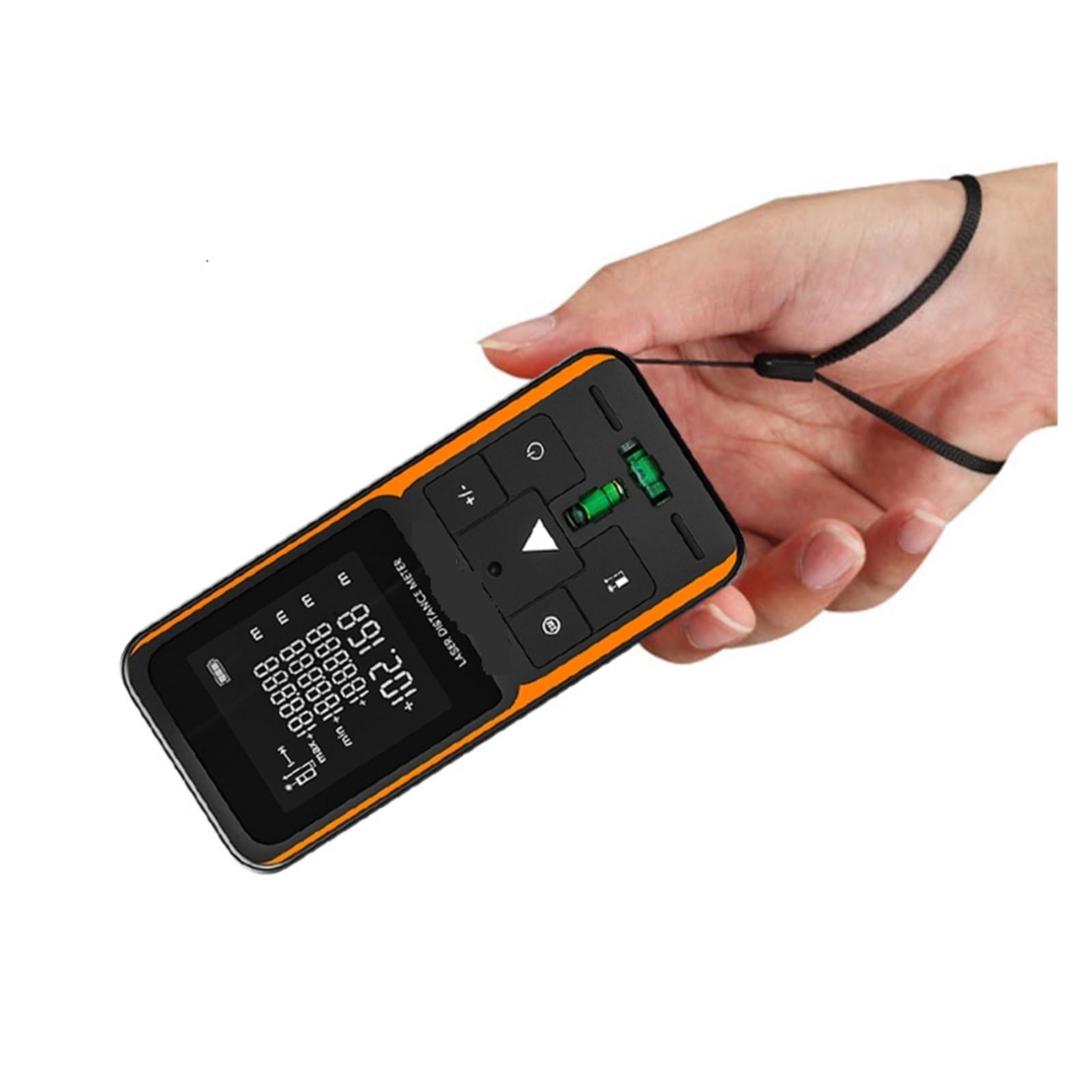 Telémetro láser de 40M, medidor de Distancia láser Digital, telémetro láser Alimentado por batería, medidor de Distancia de Cinta Alta precisión(Bubbles,50m)