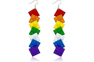 INLOLLY Funky Free Combination Earrings