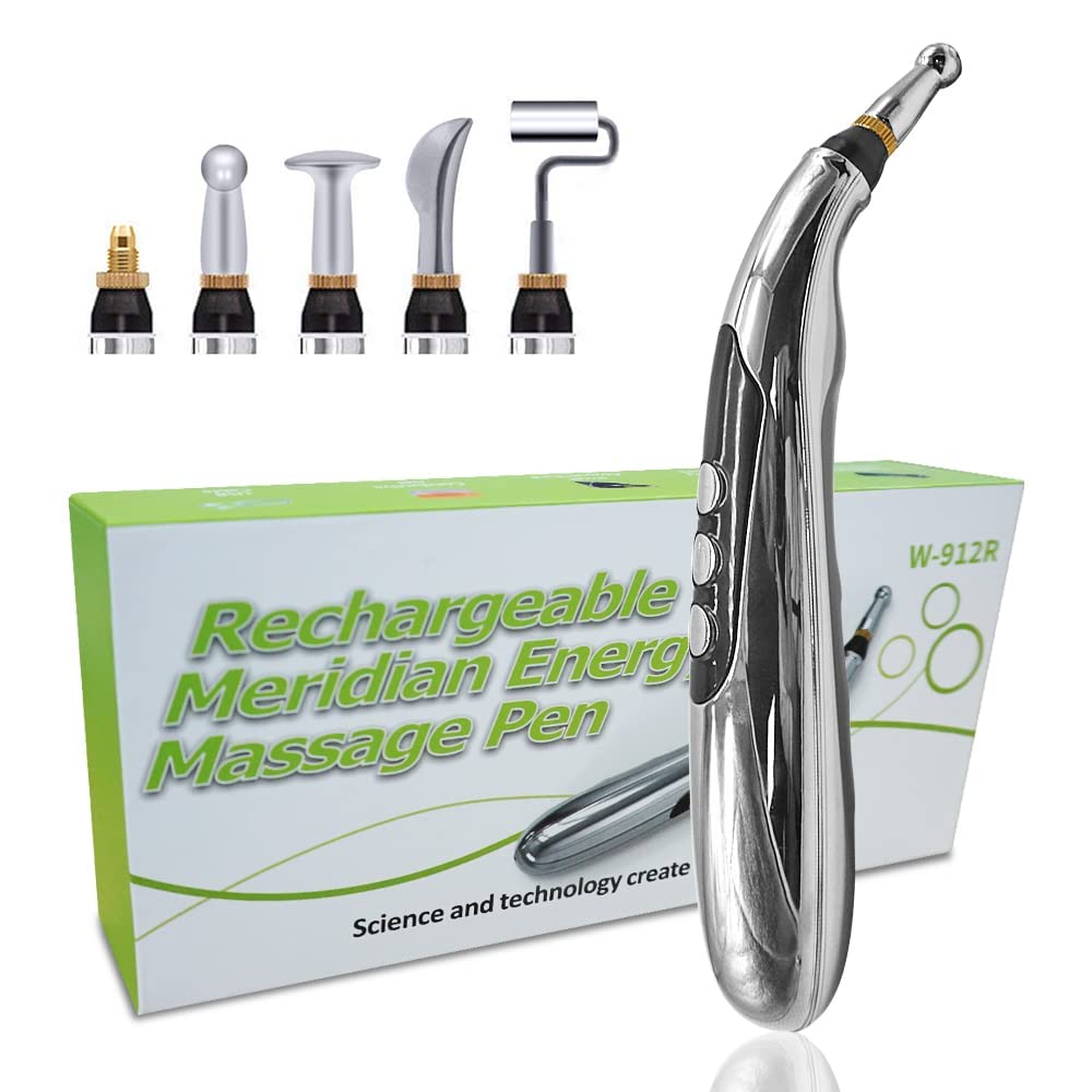Flexi Wave Rechargeable Acupuncture Pen | Face & Body Massager | Pain Relief | Meridian Energy Therapy (B0D9QR5STP) Amazon Price History, Amazon Price Tracker