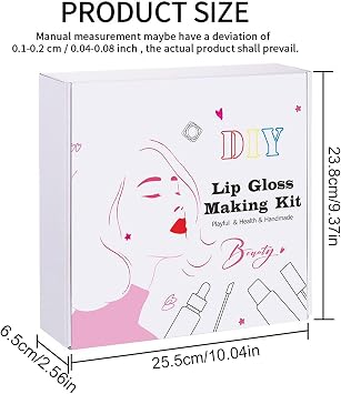 Lip Gloss Making Kit | Lip Gloss Making Supplies Set - Handmade Moisturizing Set for Women Girls Kids Teen Beginner Princess Makeup Lover