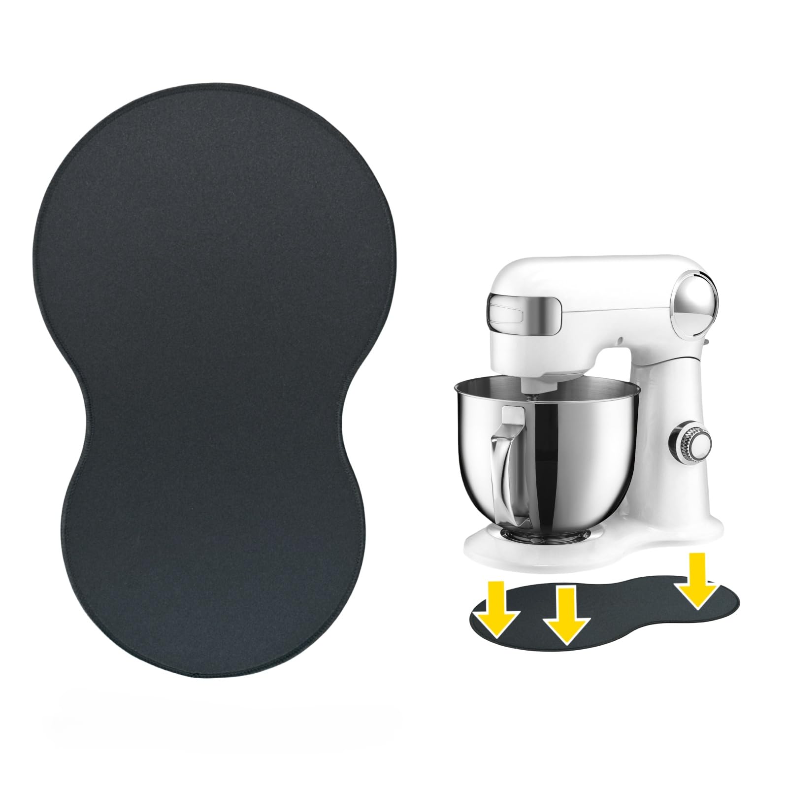 Sliding Pad for Cuisinart SMD-50BC Stand Mixer 5.5 Quart Mixing Bowl,Smooth sliding with anti slip base suitable for kitchen countertop storage moving