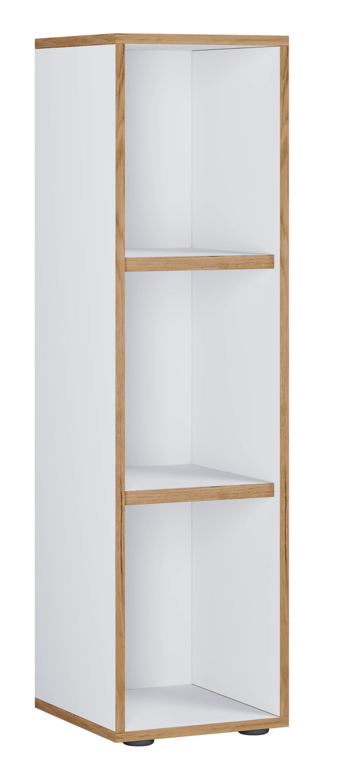 VCM Büroregal 30x32x110 cm 3 Fächer Standregal Bücherregal Aktenregal
