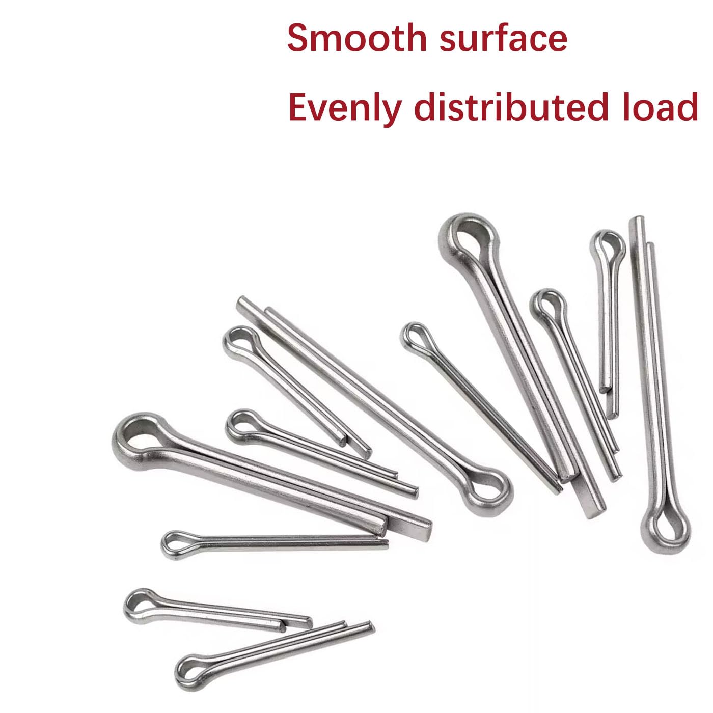 Zestaw 330 sztuk zawleczek ze stali nierdzewnej M1, M1.5, M2, M2.5, M3, M4, M5, A2, stal nierdzewna, zawleczka zabezpieczająca do narzędzi Cars Garden Tools