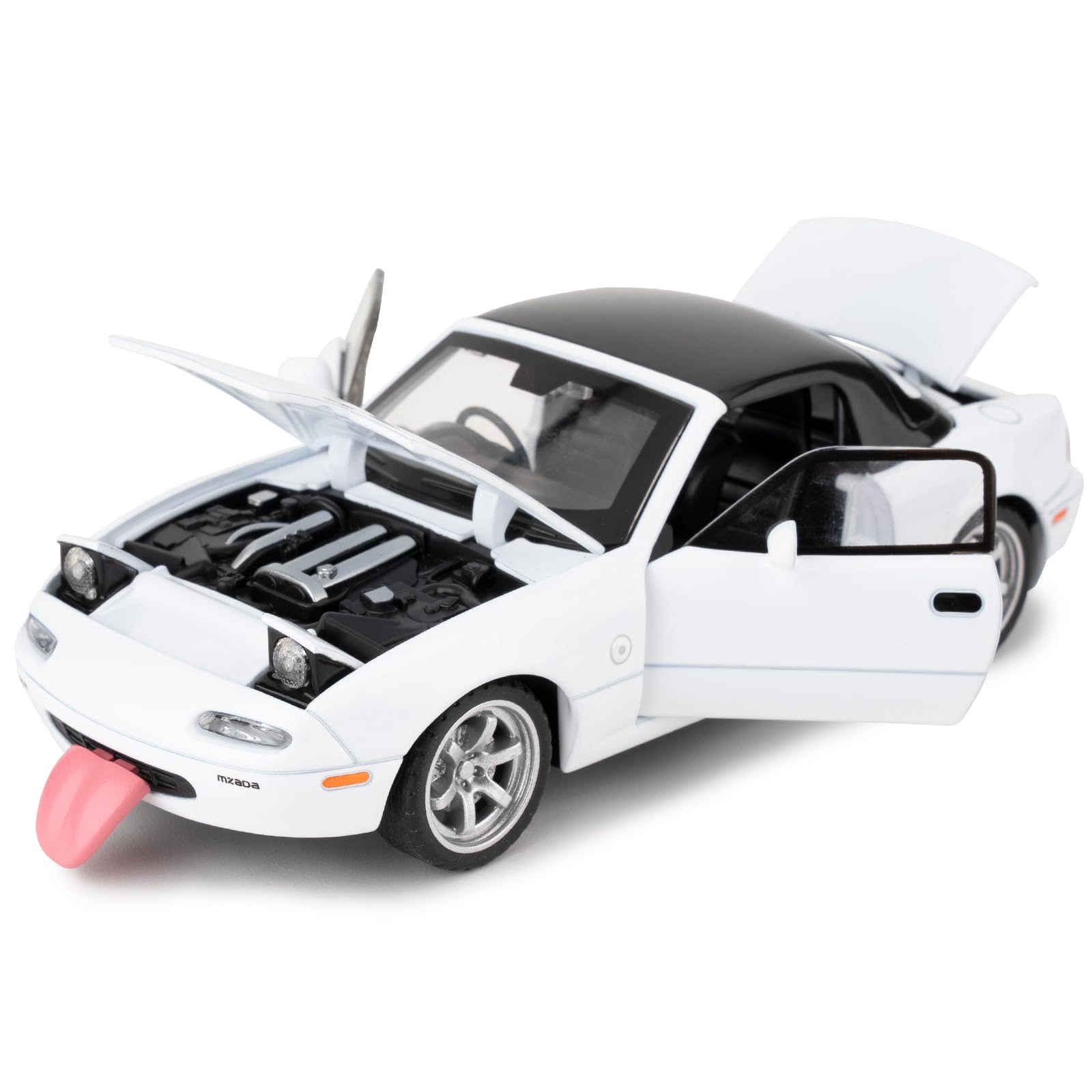 ՞ ̥_ ̫ _ ̥՞♡様　TTホワイトM Amazon.com: TGRCM-CZ 1/32 Mazda Miata MX-5 Alloy Model Car with