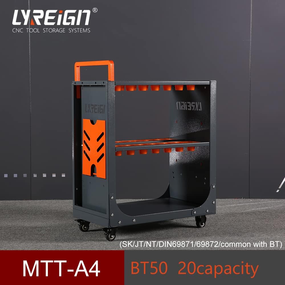 CNC Tool Cart, Mobile CNC Tool Storage Cart, CAT50-20CAP image 2