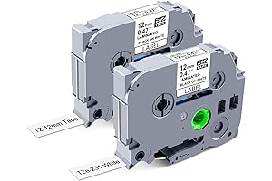 Brother P-Touch 12mm White Laminated Tape: A Durable and Versatile Labeling Solution