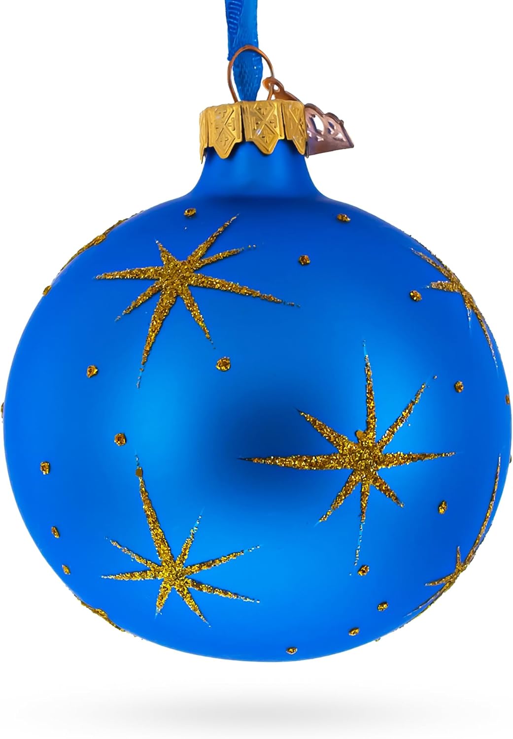 Sacred Nativity Gathering Glass Ball Christmas Ornament 3.25 Inches - Image 3