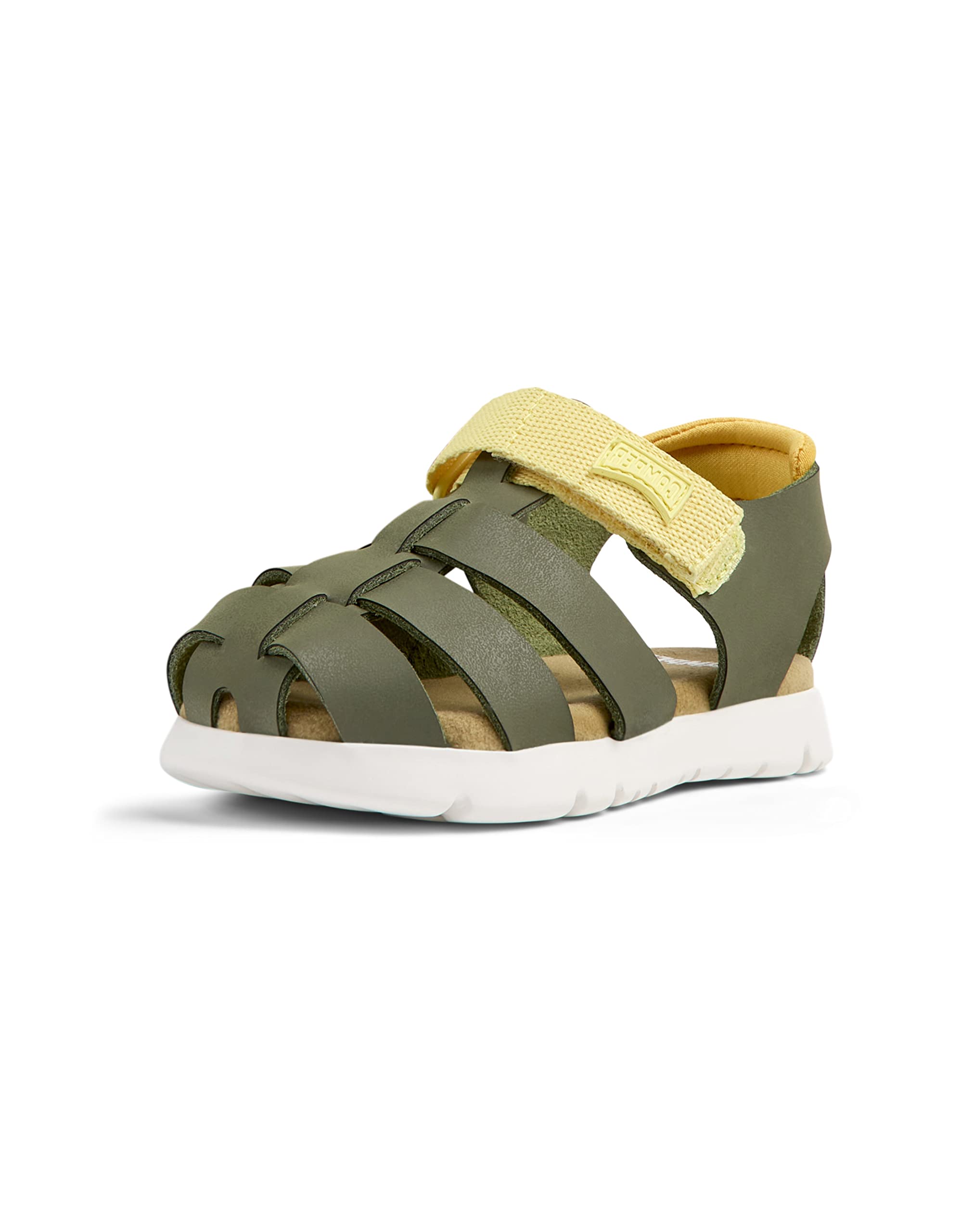 Camper Oruga Sandal K800489, Fisherman Bimbo 0-24, Verde Medio 008, 25 Eu-image