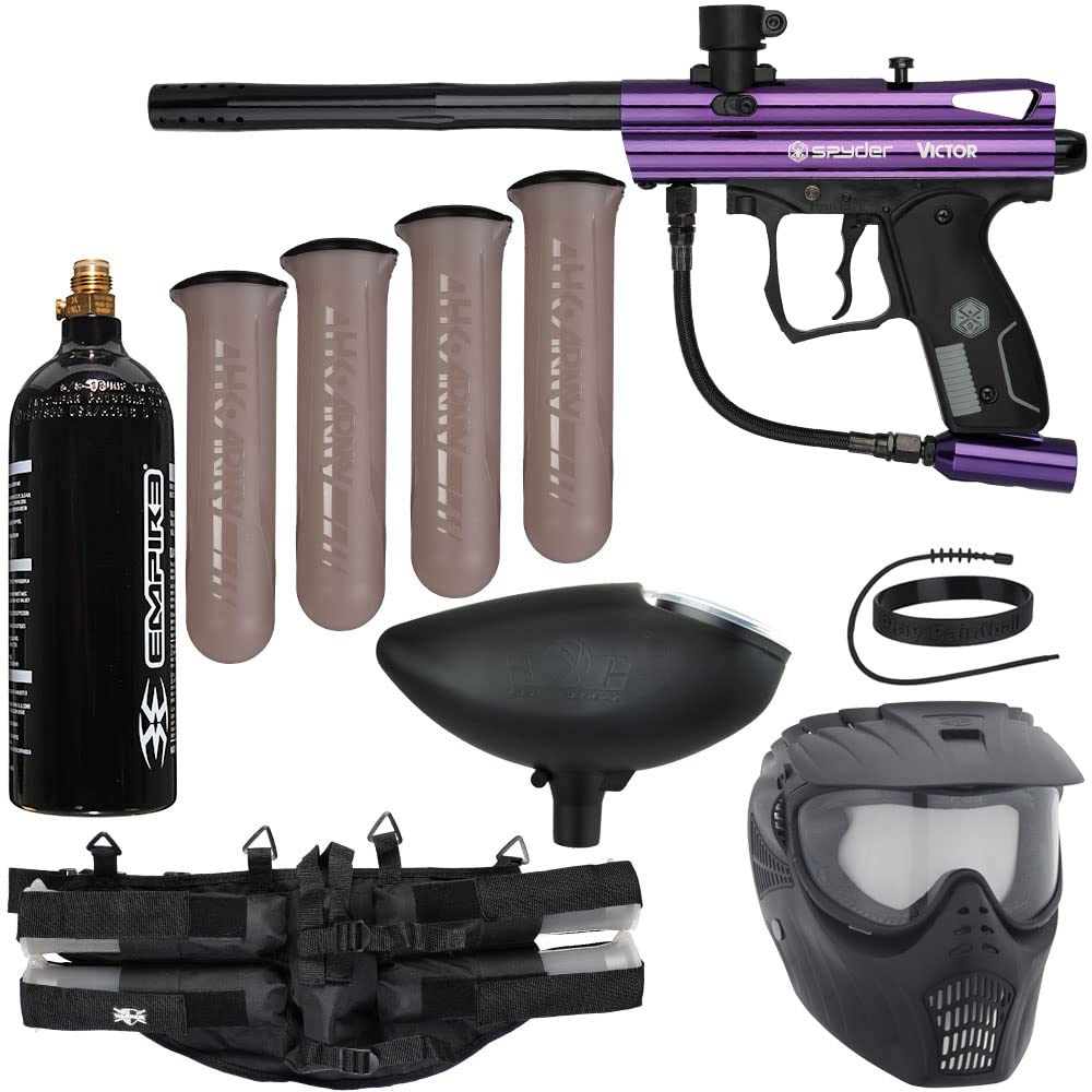 Action Village Kingman Spyder Epic Paintball Gun Package Kit (Victor)