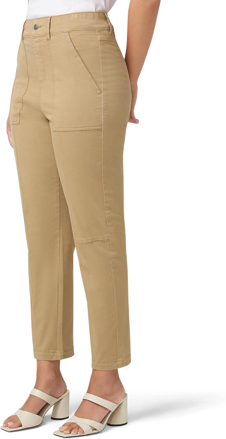 HUE Womens Stretch Utility Pull on Pants - Image 3