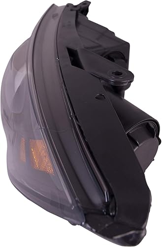 Miniatura 4 de PERDE Faros delanteros compatibles con faros delanteros de bombilla halógena Kia Optima 2011-2013, carcasa negra con lente de rendimiento