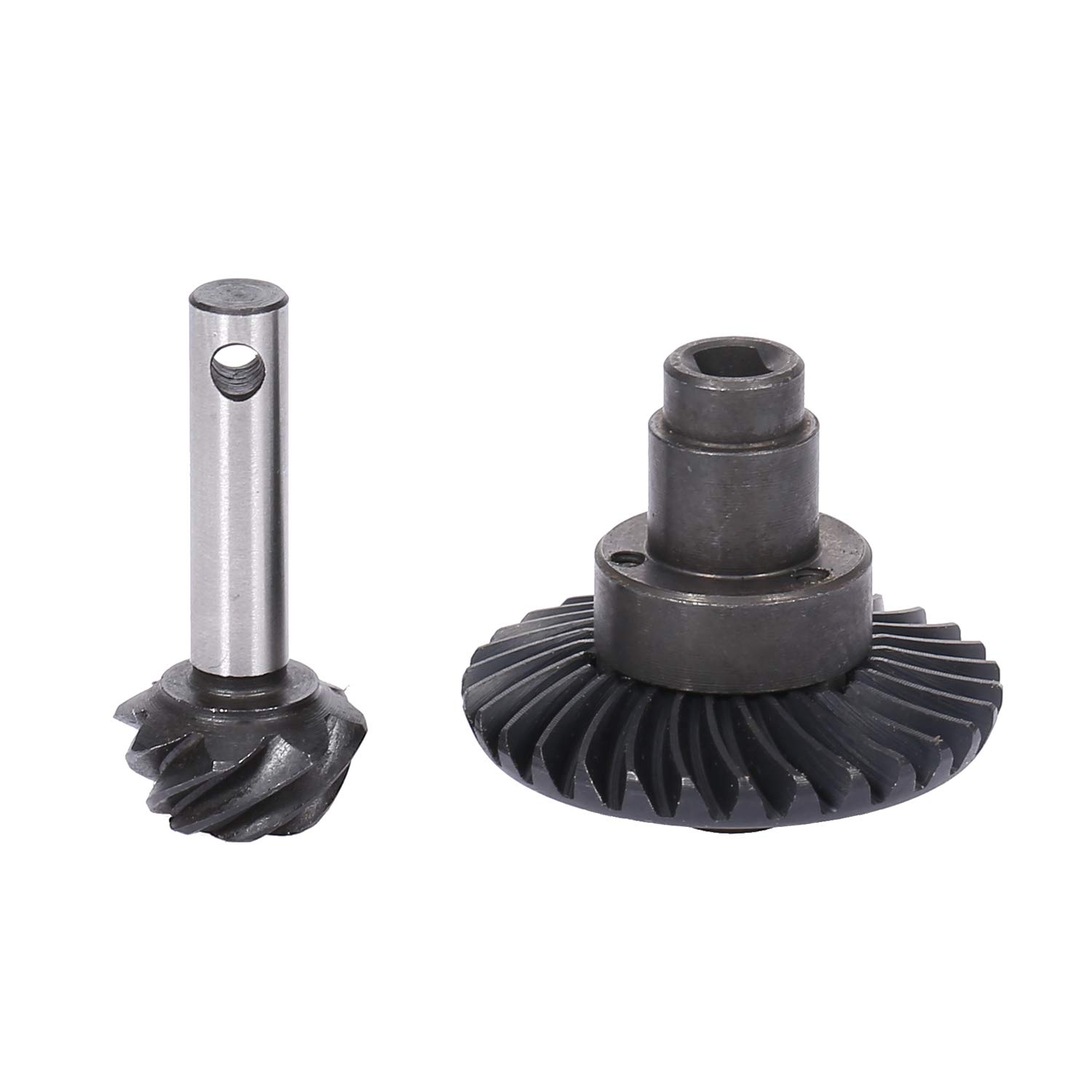 Pepisky Replacement for AXIAL SCX10 II 90046 90047 Steel Bridge Axle Shaft Gear Front Rear Axle Bridge Gear