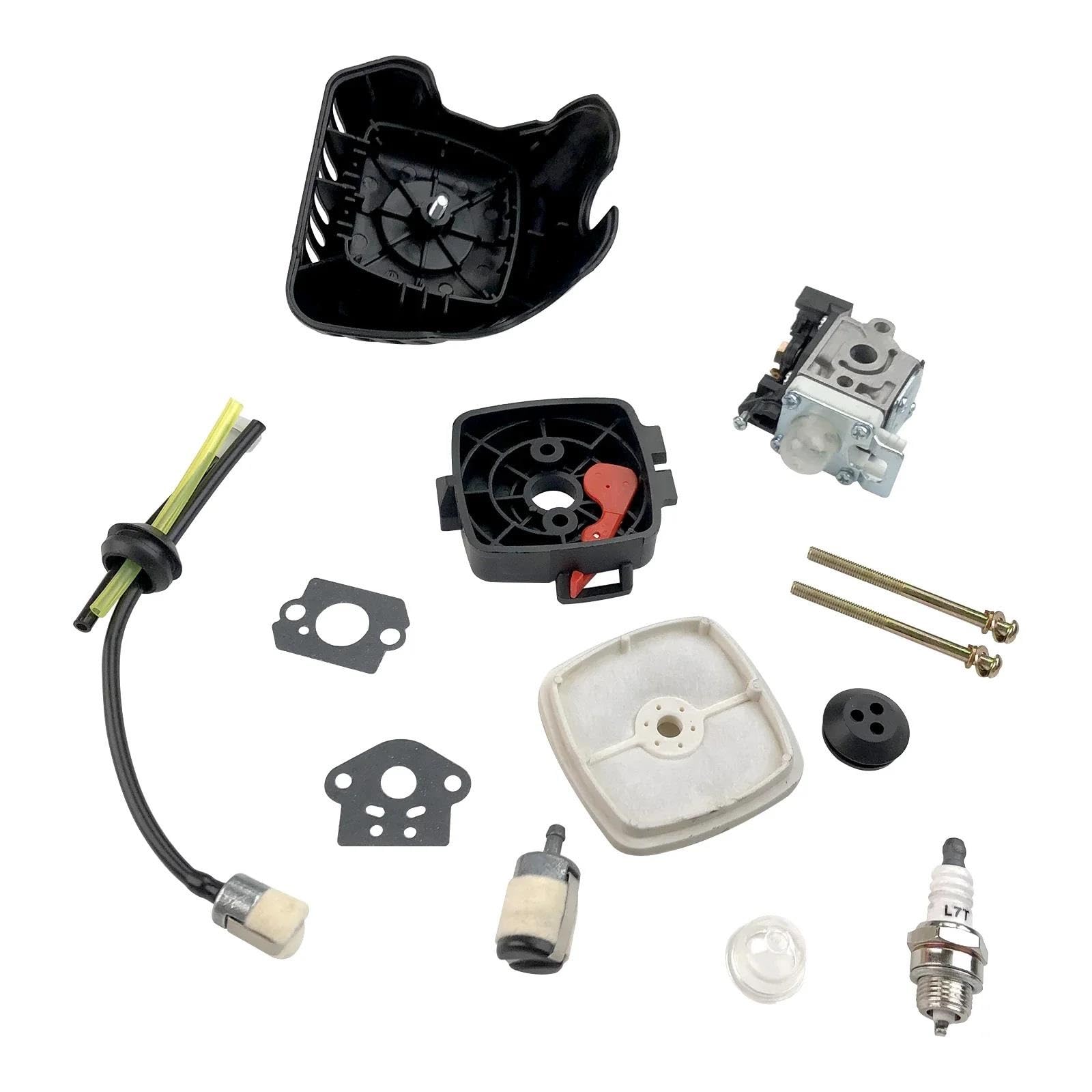 Carburateur Remplacement Pour Zama RBK93 Débroussailleuse Pour Echo SRM225 Avec Boîtier Filtre Air Couvercle Nettoyage Kit Réglage La Conduite Carburant REOKIP