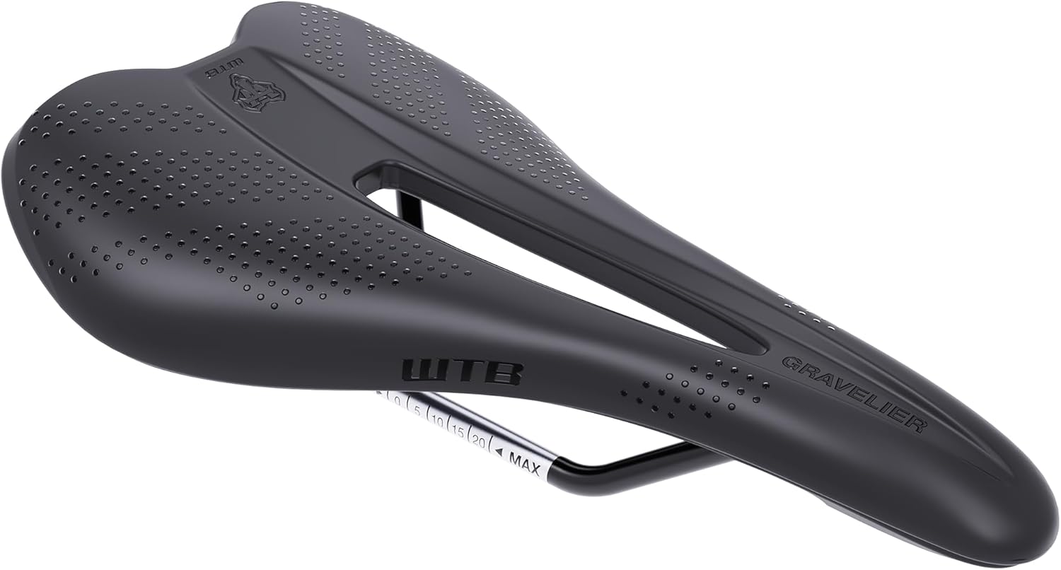 WTB Gravelier Bike Seat (Saddle) - Fusion Form Base - Mountain, Gravel, Road & Bikepacking (4 Rail Options)