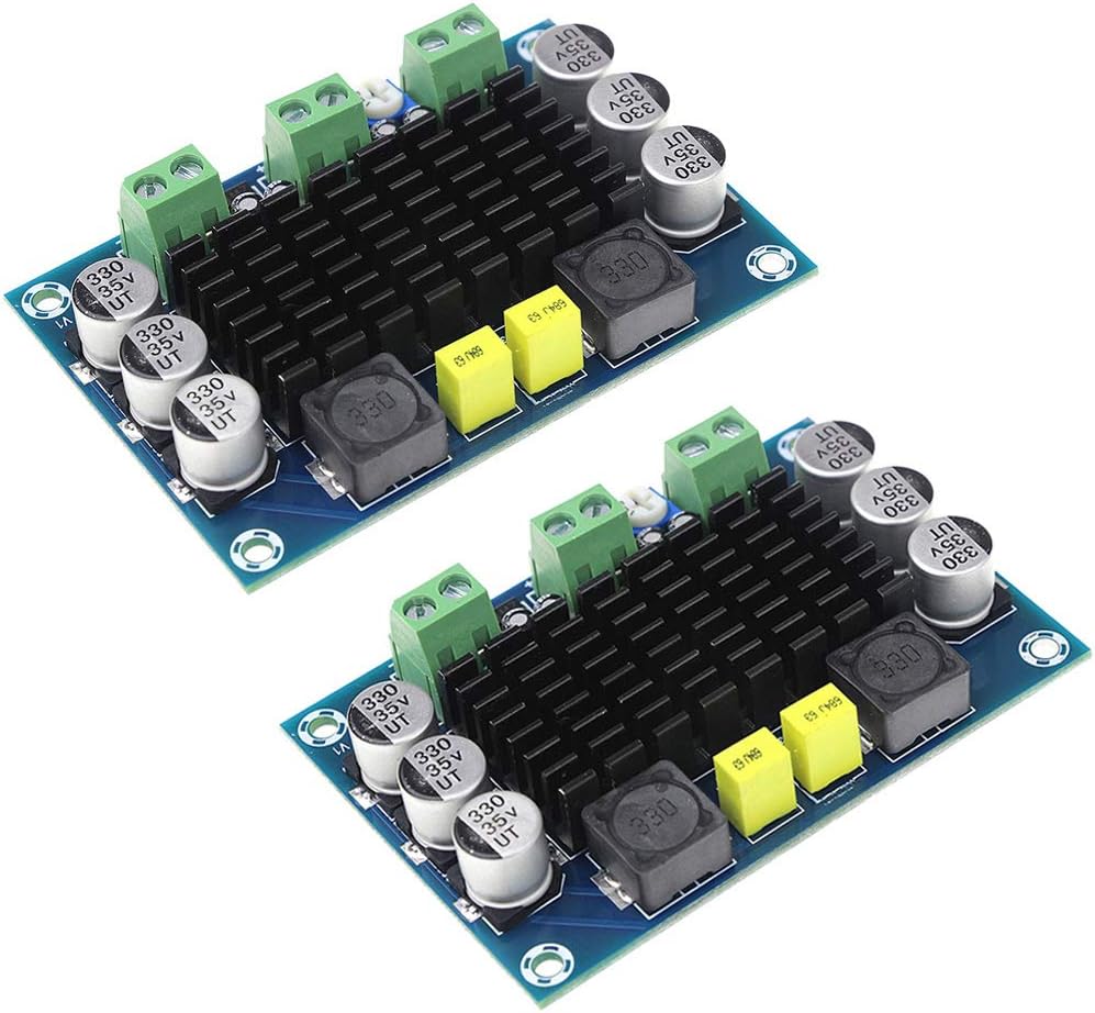 HiLetgo 2pcs TPA3116 100W Audio Amplifier Board DC 12V 24V TPA3116DA Mono Channel Digital Audio Amplifier Board High Power AMP Module