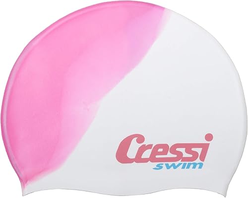 Cressi Silicona Kids Cap Multicolor, RosaBlanco