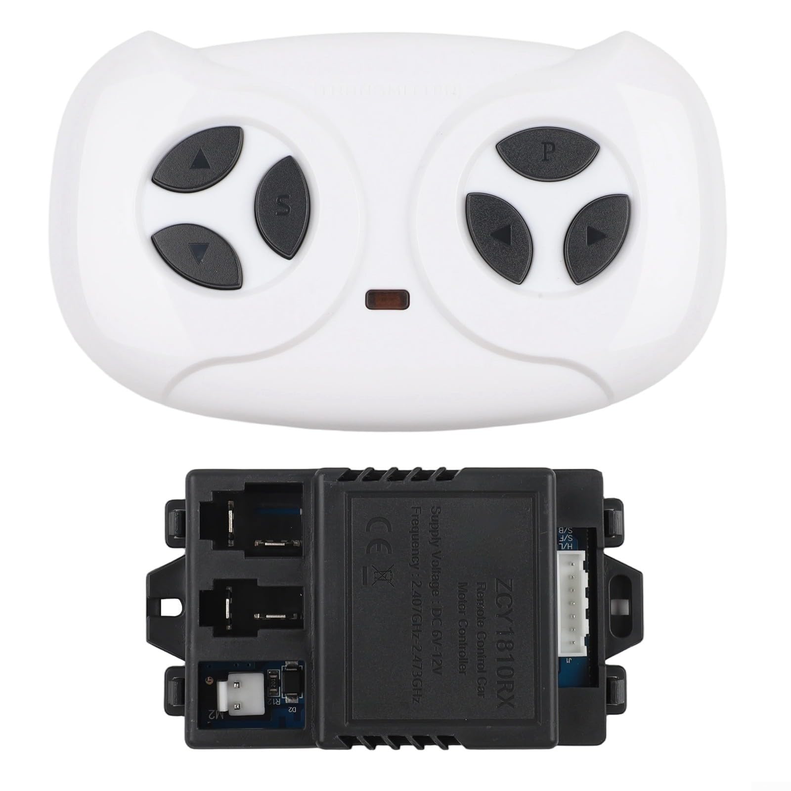 1X JR1810RX Ricevitore 7-Pin 6-12V 2.4G Telecomando Per Bambini Auto Elettrica ABS Dimensioni Standard Per Veicoli Bambini (set completo)